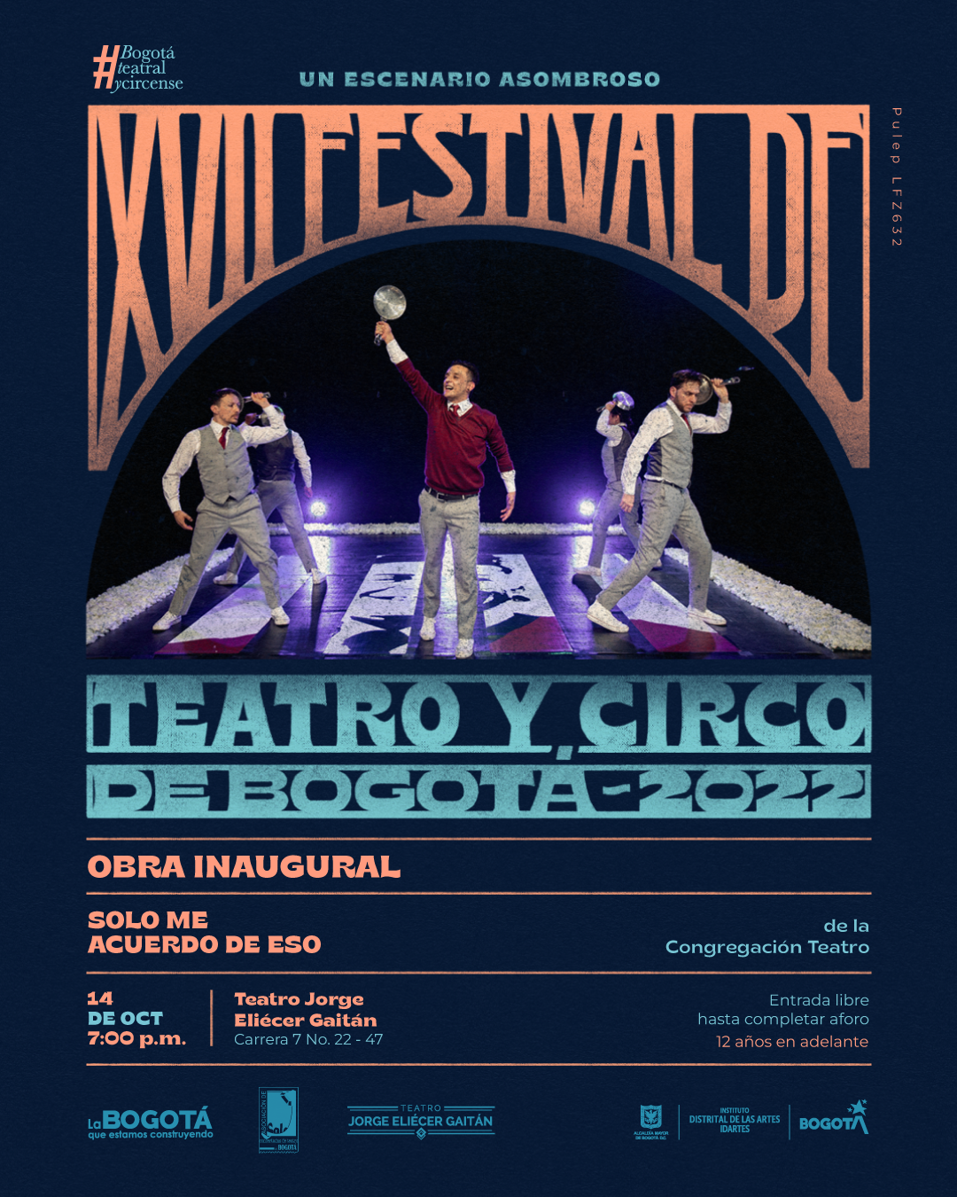 Festival de Teatro y Circo obra inaugural 14 de octubre Comunicarte
